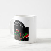 Keniaanse vlag Geïnspireerd door Jambo Welcome Des Koffiemok (Voorkant links)