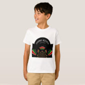 Keniaanse vlag Geïnspireerd door Jambo Welcome Des T-shirt (Voorkant volledig)