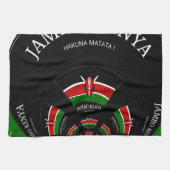 Keniaanse vlag Geïnspireerd door Jambo Welcome Des Theedoek (Horizontaal)