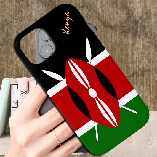 Keniaanse vlag Hoesje, Kenia mode / sport Case-Mate iPhone Case