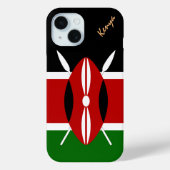 Keniaanse vlag Hoesje, Kenia mode / sport Case-Mate iPhone Case (Achterkant)