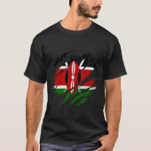 Keniaanse vlag Kenia T-shirt (Voorkant)