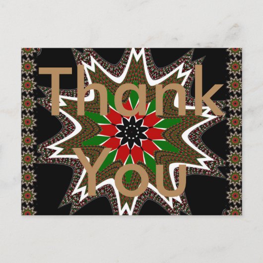 Keniaanse vlag kleuren kunstdruk / grafisch briefkaart (Voorkant)