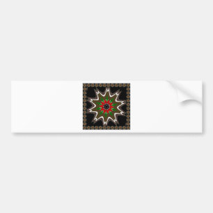 Keniaanse vlag kleuren kunstdruk / grafisch bumpersticker