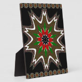 Keniaanse vlag kleuren kunstdruk / grafisch fotoplaat (Zijkant)