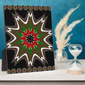 Keniaanse vlag kleuren kunstdruk / grafisch fotoplaat (Zijkant)