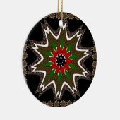 Keniaanse vlag kleuren kunstdruk / grafisch keramisch ornament (Rechts)