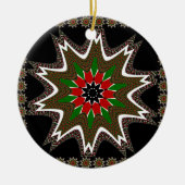 Keniaanse vlag kleuren kunstdruk / grafisch keramisch ornament (Voorkant)