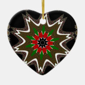 Keniaanse vlag kleuren kunstdruk / grafisch keramisch ornament (Voorkant)