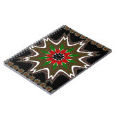 Keniaanse vlag kleuren kunstdruk / grafisch notitieboek (Linkerzijde)