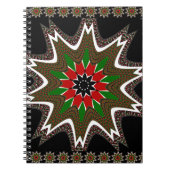 Keniaanse vlag kleuren kunstdruk / grafisch notitieboek (Voorkant)