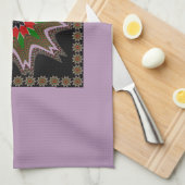 Keniaanse vlag kleuren kunstdruk / grafisch theedoek (Quarter Fold)