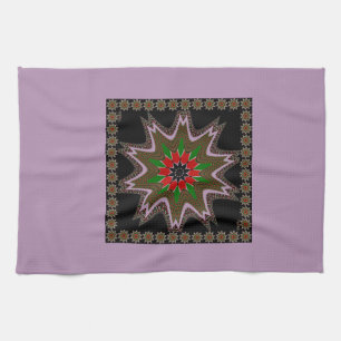 Keniaanse vlag kleuren kunstdruk / grafisch theedoek