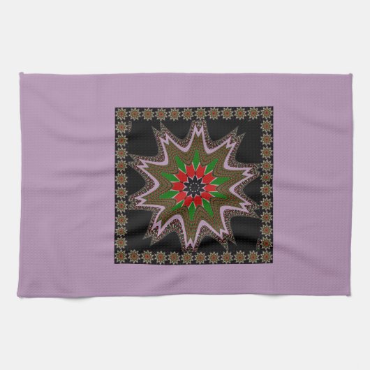 Keniaanse vlag kleuren kunstdruk / grafisch theedoek (Horizontaal)