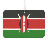 Keniaanse vlag luchtverfrisser (Voorkant)