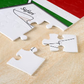 Keniaanse vlag Safari Design: Bucket List Legpuzzel (Zijkant)