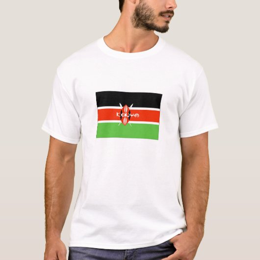 Keniaanse vlag t-shirt (Voorkant)