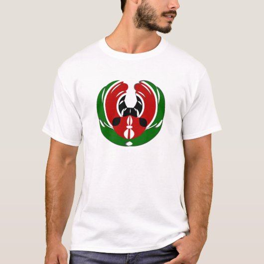 Keniaanse vlag t-shirt (Voorkant)