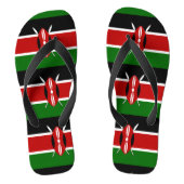 Keniaanse vlag teenslippers (Voetbed)