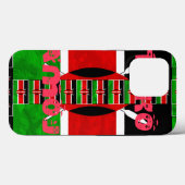 Keniaanse vlag: Tuko Pamoja - Unity Art Design Case-Mate iPhone Case (Achterkant (horizontaal))