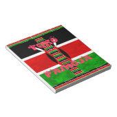 Keniaanse vlag: Tuko Pamoja - Unity Art Design Notitieblok (Schuin)