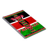 Keniaanse vlag: Tuko Pamoja - Unity Art Design Notitieboek (Rechterzijde)