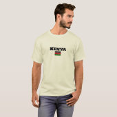 Keniaanse vlag, vlag van Kenia T-shirt (Voorkant volledig)