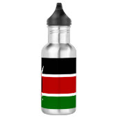 Keniaanse vlaggenpapierbeker waterfles  (Rechts)