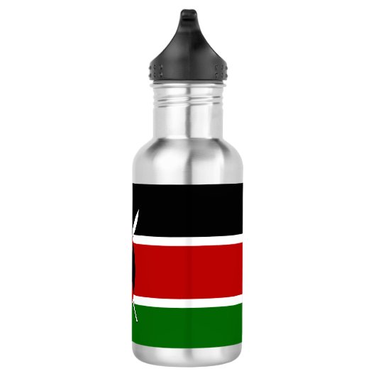 Keniaanse vlaggenpapierbeker waterfles (Rechts)