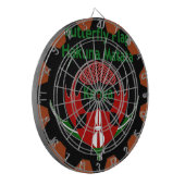 Keniaanse vlindervlag - Hakuna Matata Patriotic Dartbord (Voorkant Links)