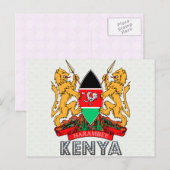 Keniaanse wapenstilstand briefkaart (Voorkant / Achterkant)