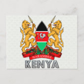 Keniaanse wapenstilstand briefkaart (Voorkant)