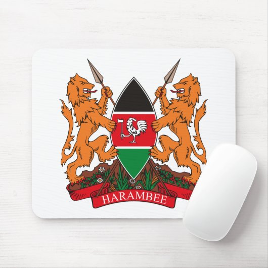 Keniaanse wapenstilstand in Mousepad Muismat (Met muis)