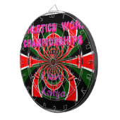 Keniaanse wereldkampioenschappen atletiek: wervele dartbord (Voorkant Rechts)