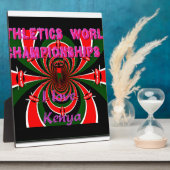 Keniaanse wereldkampioenschappen atletiek: wervele fotoplaat (Zijkant)