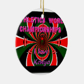 Keniaanse wereldkampioenschappen atletiek: wervele keramisch ornament (Rechts)