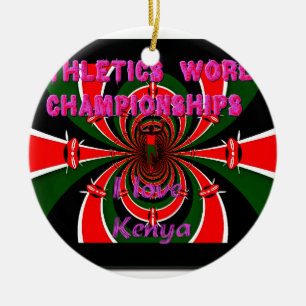 Keniaanse wereldkampioenschappen atletiek: wervele keramisch ornament