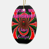 Keniaanse wereldkampioenschappen atletiek: wervele keramisch ornament (Links)