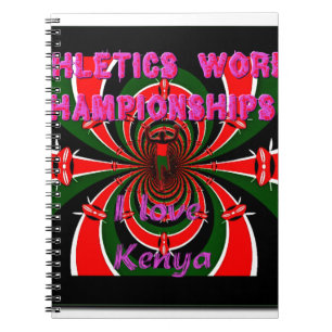 Keniaanse wereldkampioenschappen atletiek: wervele notitieboek