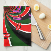 Keniaanse wereldkampioenschappen atletiek: wervele theedoek (Quarter Fold)