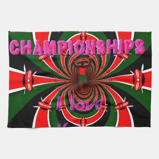 Keniaanse wereldkampioenschappen atletiek: wervele theedoek (Horizontaal)