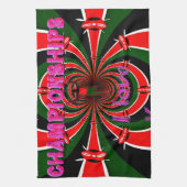 Keniaanse wereldkampioenschappen atletiek: wervele theedoek (Verticaal)