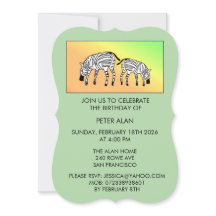 Keniaanse zebra's, verjaardag