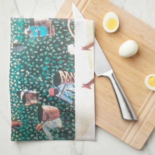 Kenia's culturele brullende trots nipt sereniteit: theedoek (Quarter Fold)