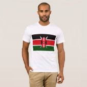 Kenia's vlag t-shirt (Voorkant volledig)