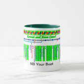 Keniet en Avon Canal Route Map (3 van 4) Mok (Midden)