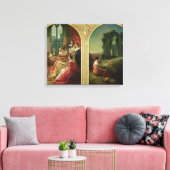 Kenilworth Castle - Past and Cadeau, 1854 Canvas Afdruk (Insitu (Woonkamer))