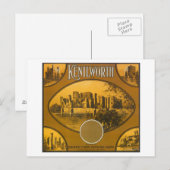 Kenilworth Oranje LabelRiverside, CA Briefkaart (Voorkant / Achterkant)