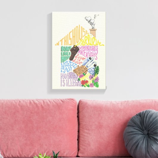 Kenji Kimura Kindness is alles Canvas (Insitu (Woonkamer))