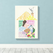 Kenji Kimura Kindness is alles Canvas (Insitu (Houten vloer))